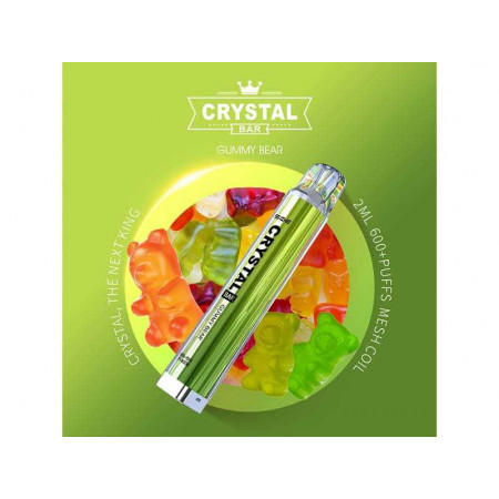 Crystal Bar Gummy Bear E-Shisha 20mg