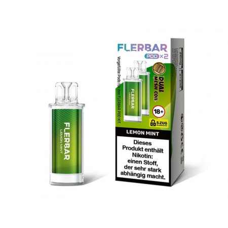 Flerbar Lemon Mint Pods 2x2ml 20mg