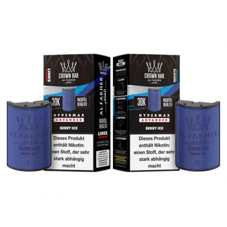 Al Fakher 30K Hypermax Berry Ice