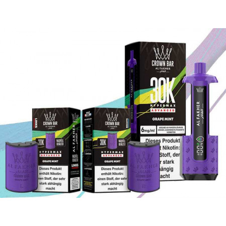 Al Fakher 30K Hypermax Grape Mint