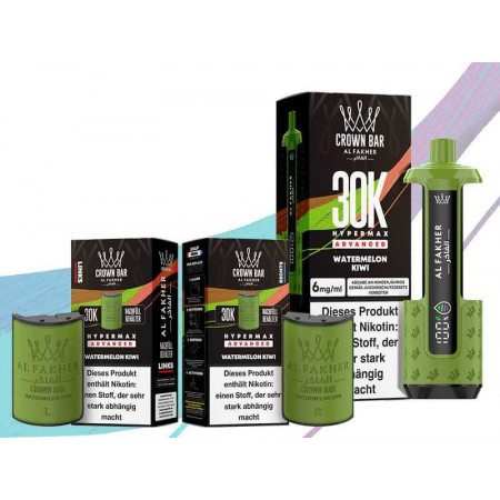 Al Fakher 30K Hypermax Watermelon Kiwi
