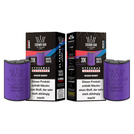 Al Fakher 30K Hypermax Mixed Berry Pods