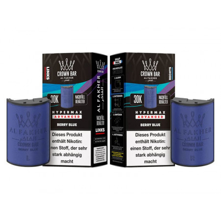 Al Fakher 30K Hypermax Berry Blue Pods