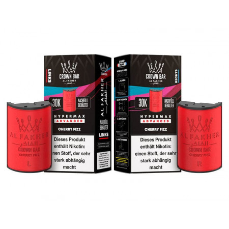 Al Fakher 30K Hypermax Cherry Fizz Pods