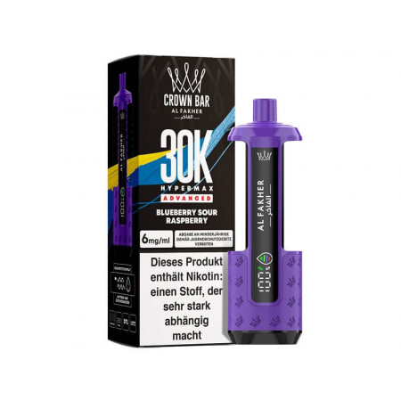 Al Fakher 30K Basisgerät Blueberry Sour Raspberry
