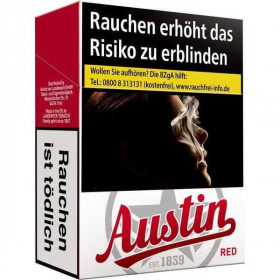 Austin Red XL Zigaretten – Mehr Inhalt, voller Geschmack