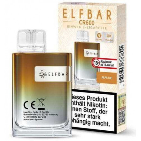 Elfbar CR600 Alps Ice Einweg E-Zigarette 20mg