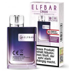Elfbar CR600 Blackberry Raspberry Lemonade Einweg E-Zigarette 20mg