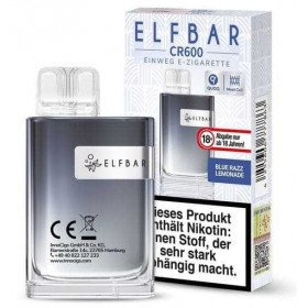 Elfbar CR600 Blue Razz Lemonanade Einweg E-Zigarette 20mg