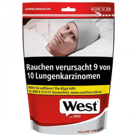 West Red Volumentabak Beutel
