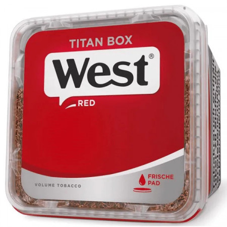 West Red Titan Box – Volumentabak zum Stopfen