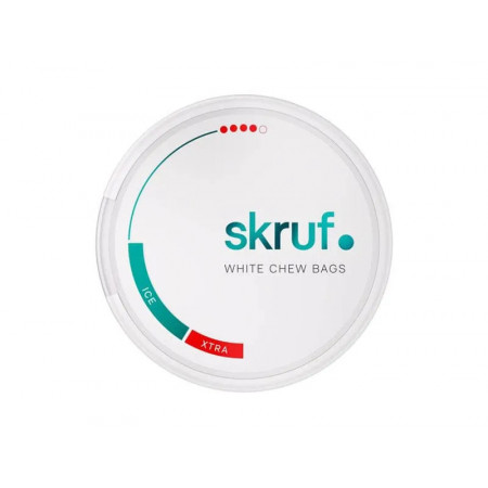 Skruf Ice White Chew Bags 4 XTRA