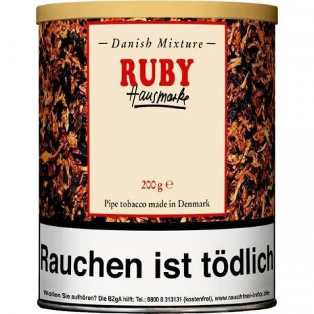 Danish Mixture Ruby Pfeifentabak Dose