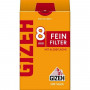 GIZEH Feinfilter 8mm 100 Stück