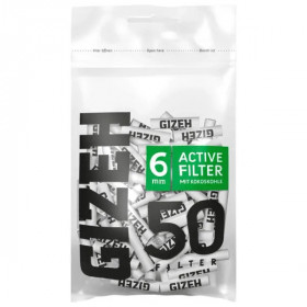 GIZEH Black Active Filter 6 mm 100 Stück