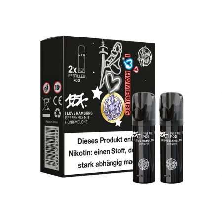 187 Strassenbande I Love Hamburg Prefilled Pod 20mg