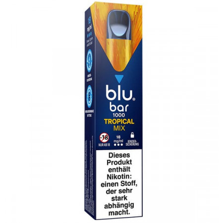 blu bar Tropical Mix E-Zigarette 18mg