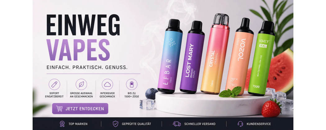Einweg Vapes kaufen – Elf Bar, Lost Mary & mehr