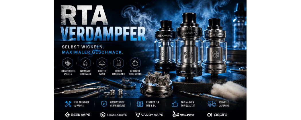 RTA Verdampfer kaufen – Selbstwickler Tanks online