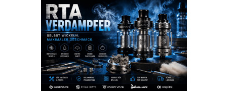 RTA Verdampfer kaufen – Selbstwickler Tanks online
