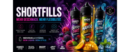 Shortfills – Liquids & Nikotinshots