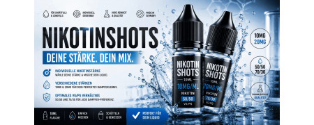 Nikotinshots – Shots für Liquids