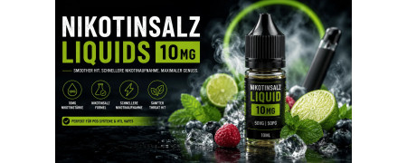 Nikotinsalz Liquids 10mg entdecken
