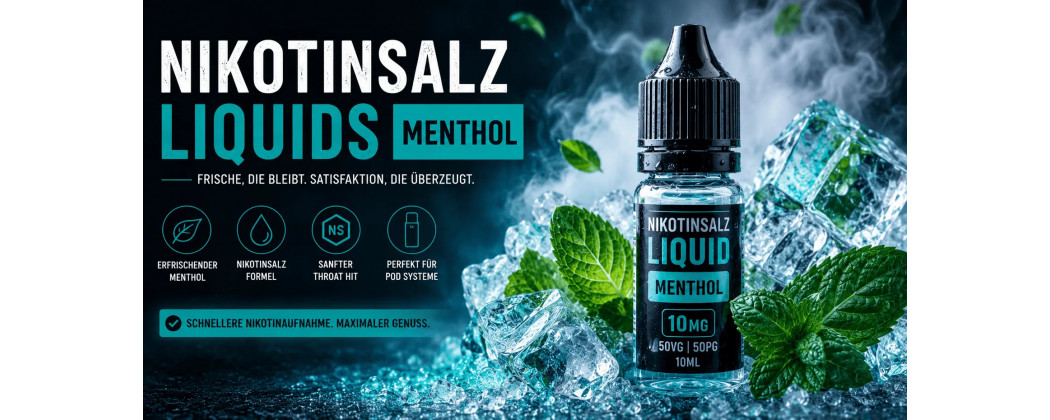 Menthol Nikotinsalz Liquids entdecken