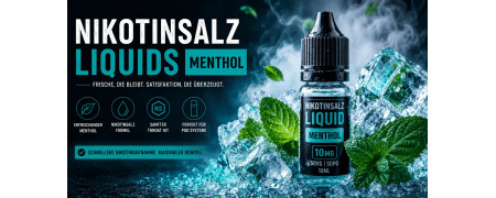 Menthol Nikotinsalz Liquids entdecken