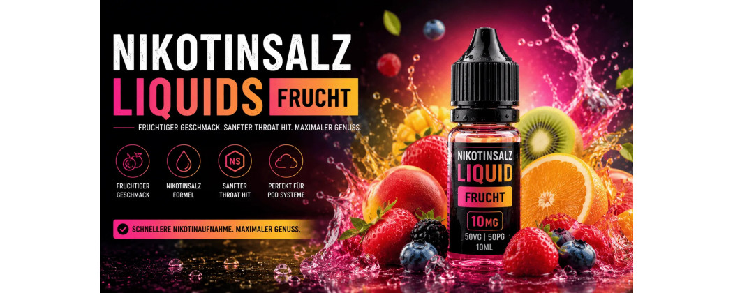 Fruchtige Nikotinsalz Liquids