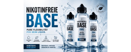 Nikotinfreie Base – 0mg Basen