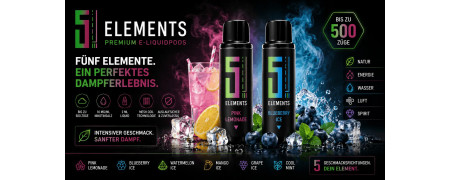 5 Elements Pods kaufen | E-Liquidpods mit Nikotinsalz