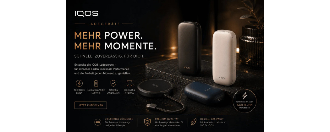 IQOS Ladegeräte kaufen – Kabel & Zubehör