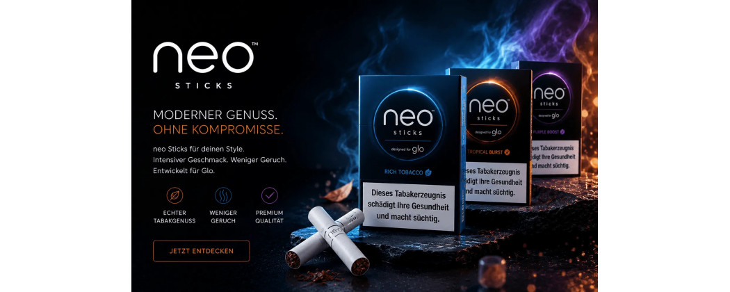 NEO Sticks kaufen – Varianten für Glo Geräte