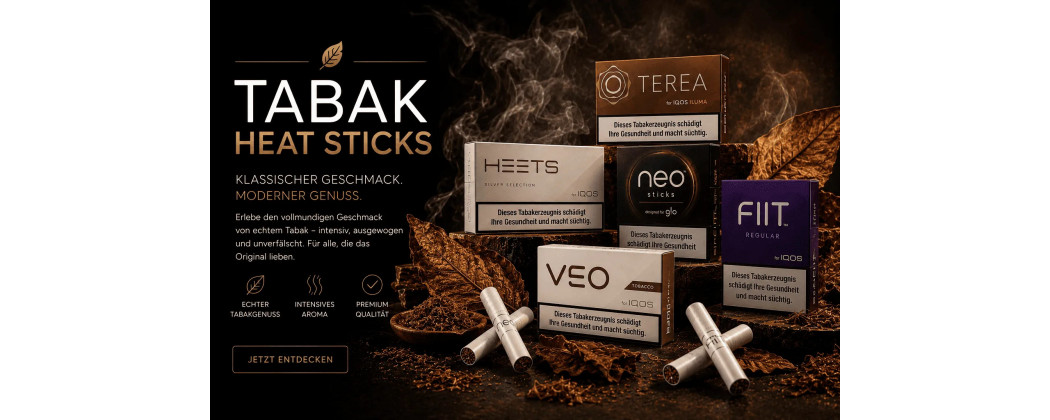 Tabak Heat Sticks kaufen – klassische Varianten