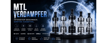 MTL Verdampfer kaufen – Backendampfer Tanks online
