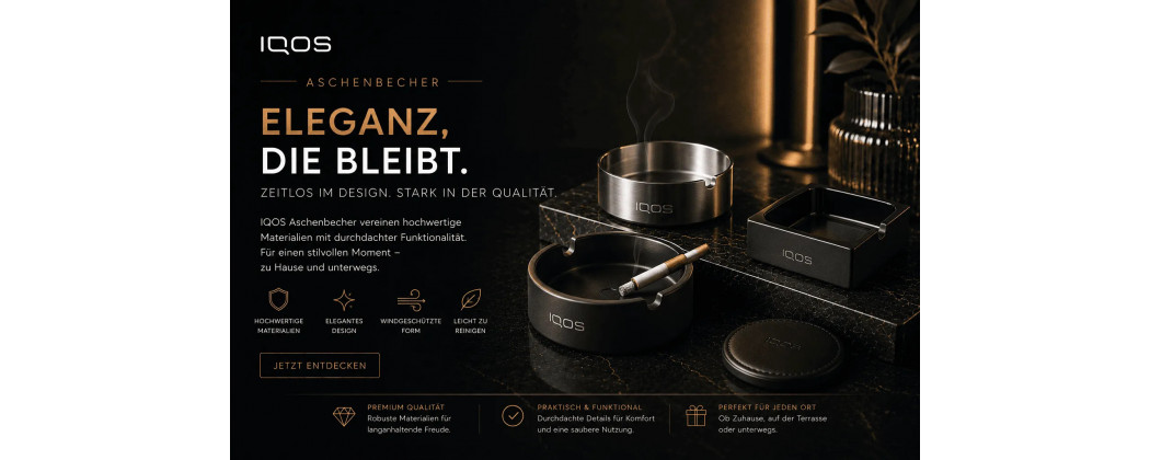 Aschenbecher kaufen | Modelle für Zuhause & unterwegs