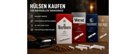 Zigarettenhülsen kaufen | Filter- & Stopfhülsen