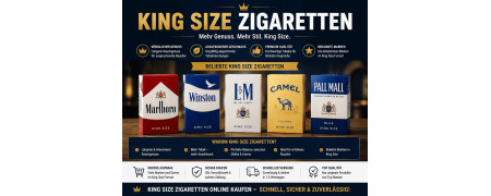 King Size Zigaretten online kaufen – Längerer Rauchgenuss