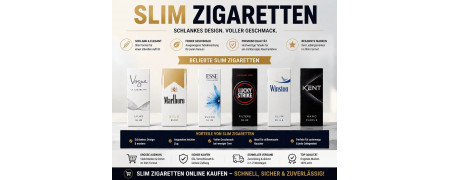 Slim Zigaretten online kaufen – Eleganter Rauchgenuss