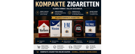 Kompakte Zigaretten online kaufen – Praktisches Format