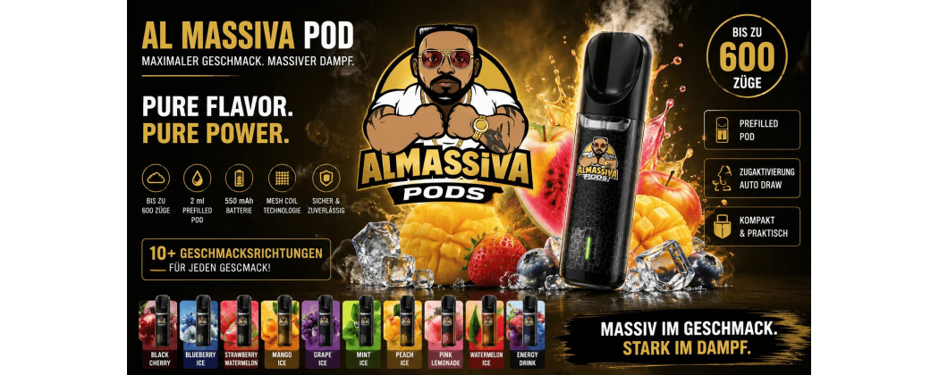 Al Massiva Pods kaufen | Prefilled Pods 17mg