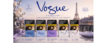 Vogue Zigaretten – Slim & SuperSlims entdecken