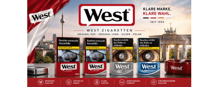 West Zigaretten – Original, Silver & Polar
