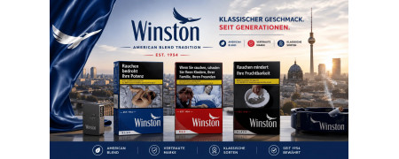 Winston Zigaretten – Blue, Red & Black kaufen
