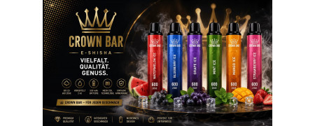 Crown Bar kaufen – E-Shisha & Vape Produkte