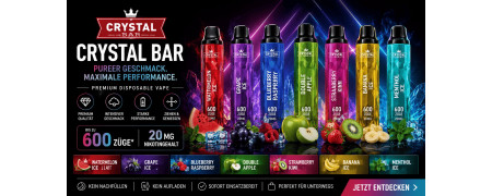 Crystal Bar E-Shishas – Große Auswahl online