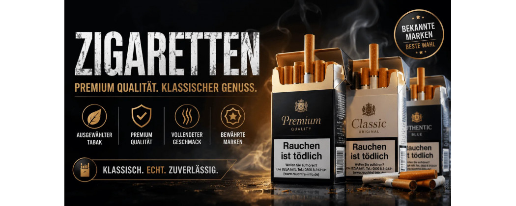 Zigaretten online kaufen – Top Marken & Formate
