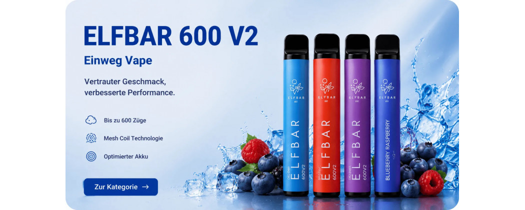 ELFBAR 600 V2 – Mesh Einweg Vape kaufen
