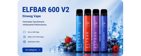 ELFBAR 600 V2 – Mesh Einweg Vape kaufen